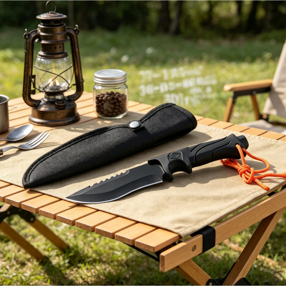 Edc Fixed Blade Deep Carry - سكين متعدد الاستخدامات للتخييم والبقاء على