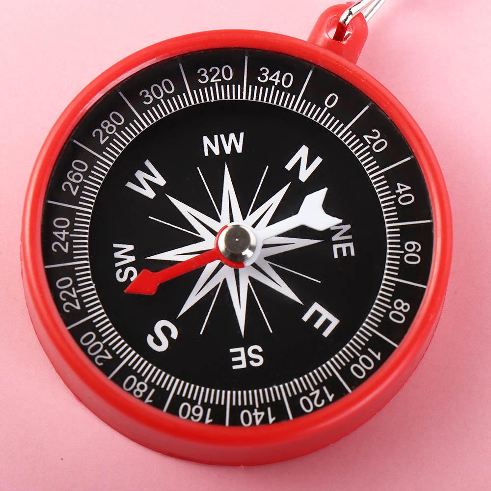 Compass Keychain Mini - بوصلة جيب للتخييم في الهواء الطلق،