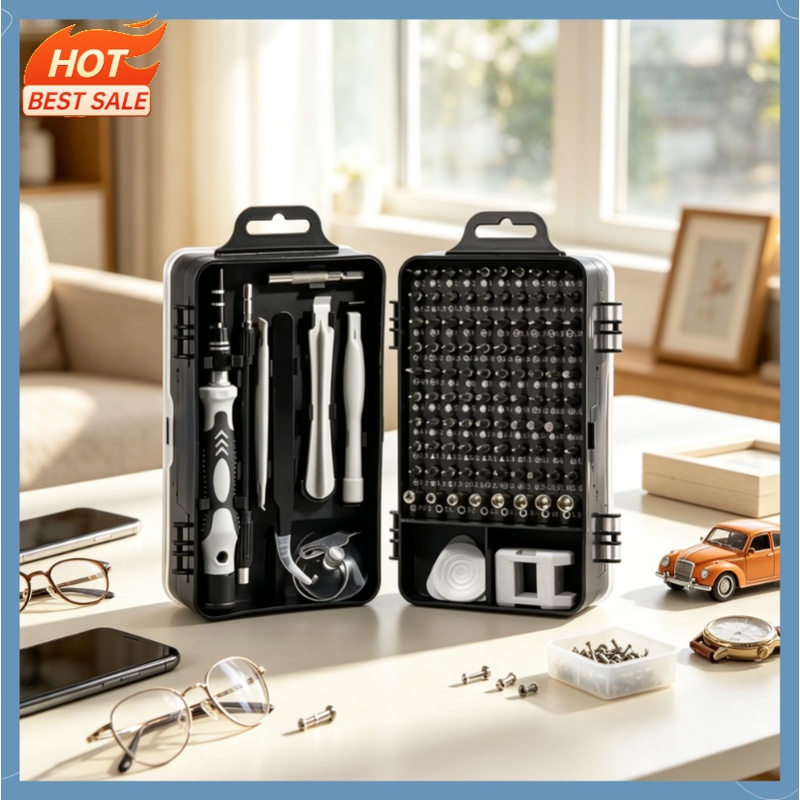 Micro Screwdriver Kit - طقم مفكات دقيقة احترافية 115 في