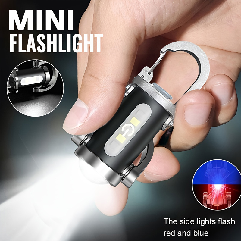 Keychain Flashlight - مصباح يدوي صغير بسلسلة مفاتيح قابلة