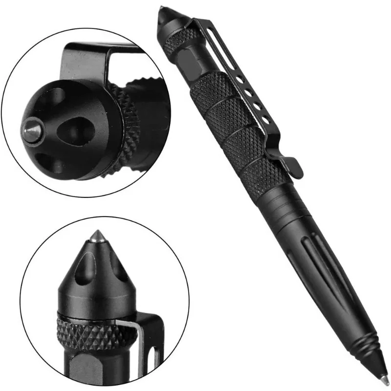 Pen Tactical Glass - القلم التكتيكي العسكري متعدد الوظائف سبائك
