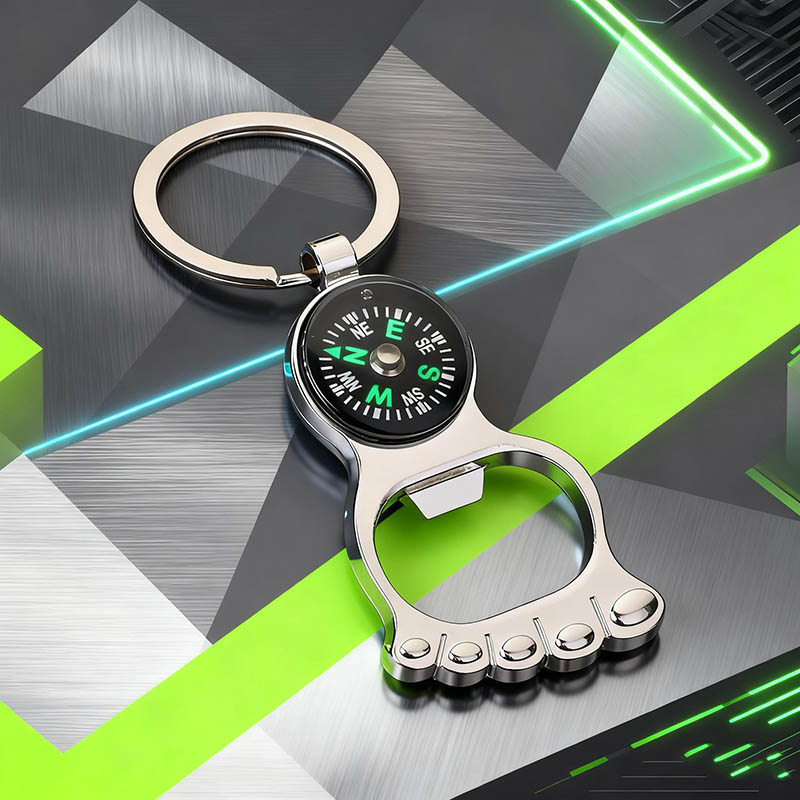 Compass Keychain Mini - فريد بحري البوصلة المفاتيح المعدنية مشبك