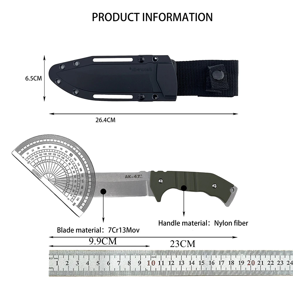 Edc Fixed Blade Deep Carry - سكين ذو نصل ثابت للاستخدام اليومي،