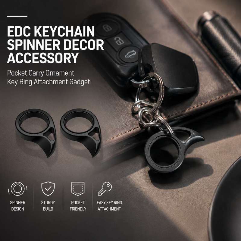 Edc Carry Accessories - إكسسوار دوار EDC للزينة، قطعة زينة