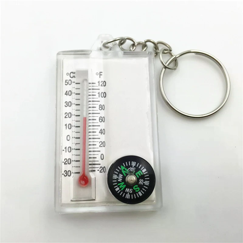 Compass Keychain Mini - في الهواء الطلق تسلق الجبال مشبك