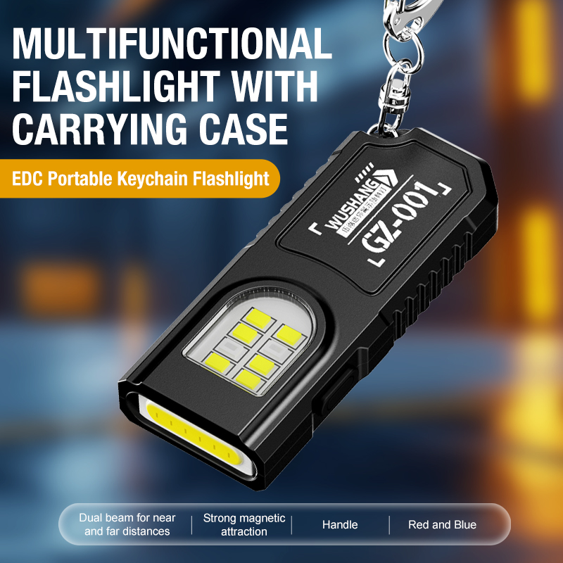 Keychain Flashlight - مصباح يدوي LED محمول قابل لإعادة