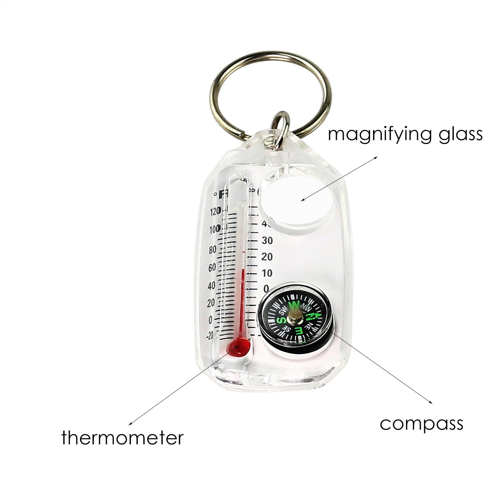 بوصلة متعددة الوظائف صغيرة الح - مراجعة Compass Keychain Mini وسعره