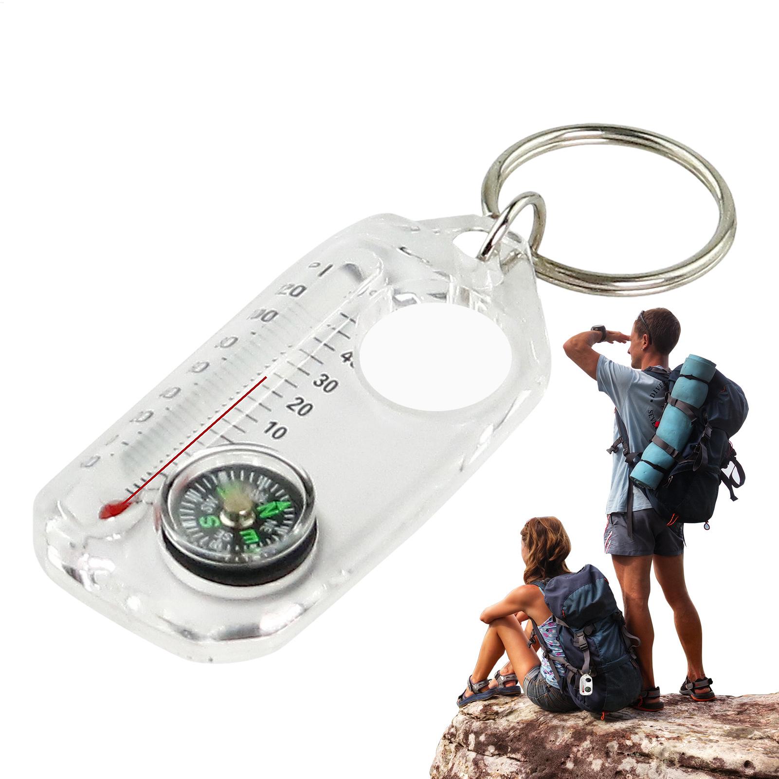 بوصلة متعددة الوظائف صغيرة الح - مراجعة Compass Keychain Mini وسعره