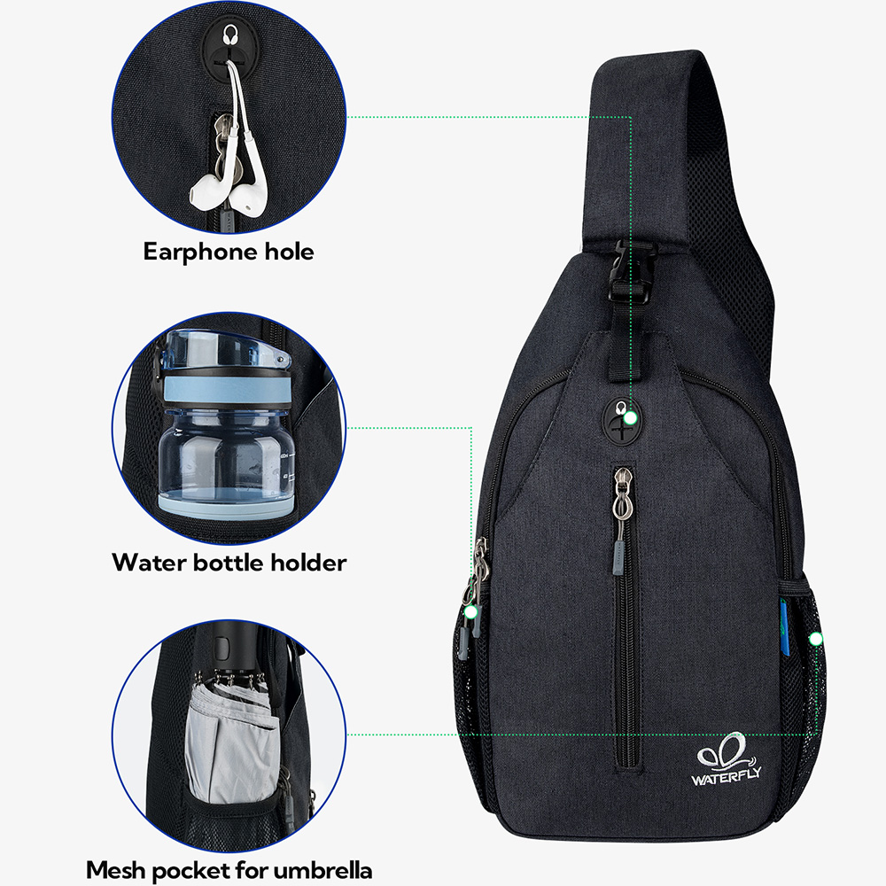 حقيبة كتف WATERFLY Crossbody ح - مراجعة Edc Carry Bag وسعره