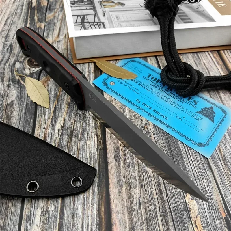 سكين نجاة محمول بشفرة ثابتة من - مراجعة Edc Fixed Blade Deep Carry وسعره