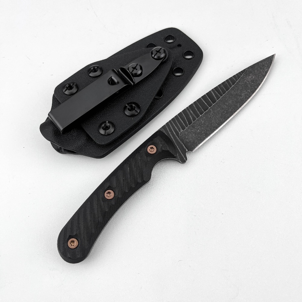 سكين بوشكرافت ذو نصل كامل من ف - مراجعة Edc Fixed Blade Deep Carry وسعره