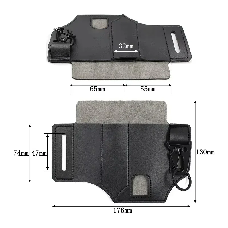جلد البقر الخصر شماعات المحمول - مراجعة Edc Carry Pocket Pouch وسعره