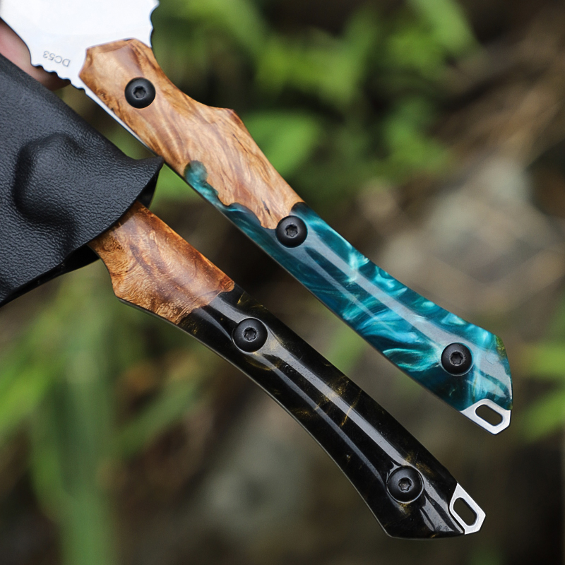 سكين DC53 ذو نصل ثابت، سكين قا - مراجعة Edc Fixed Blade Deep Carry وسعره