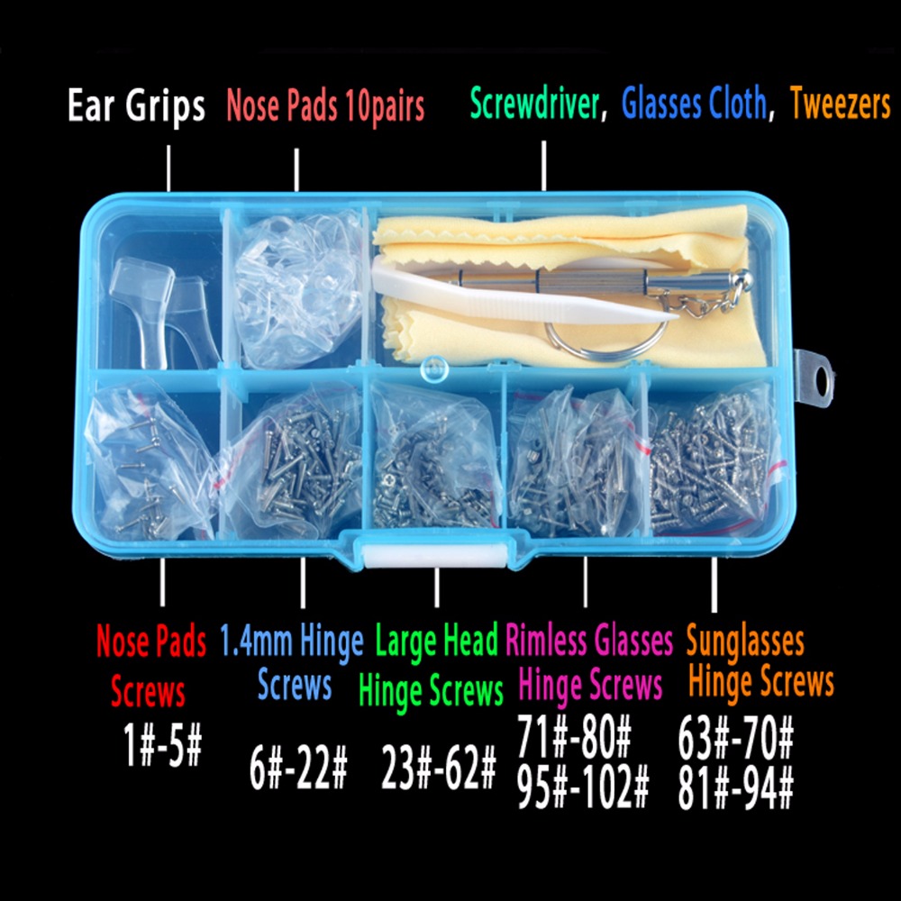500 طقم تصليح النظارات أداة مج - مراجعة Micro Screwdriver Kit وسعره