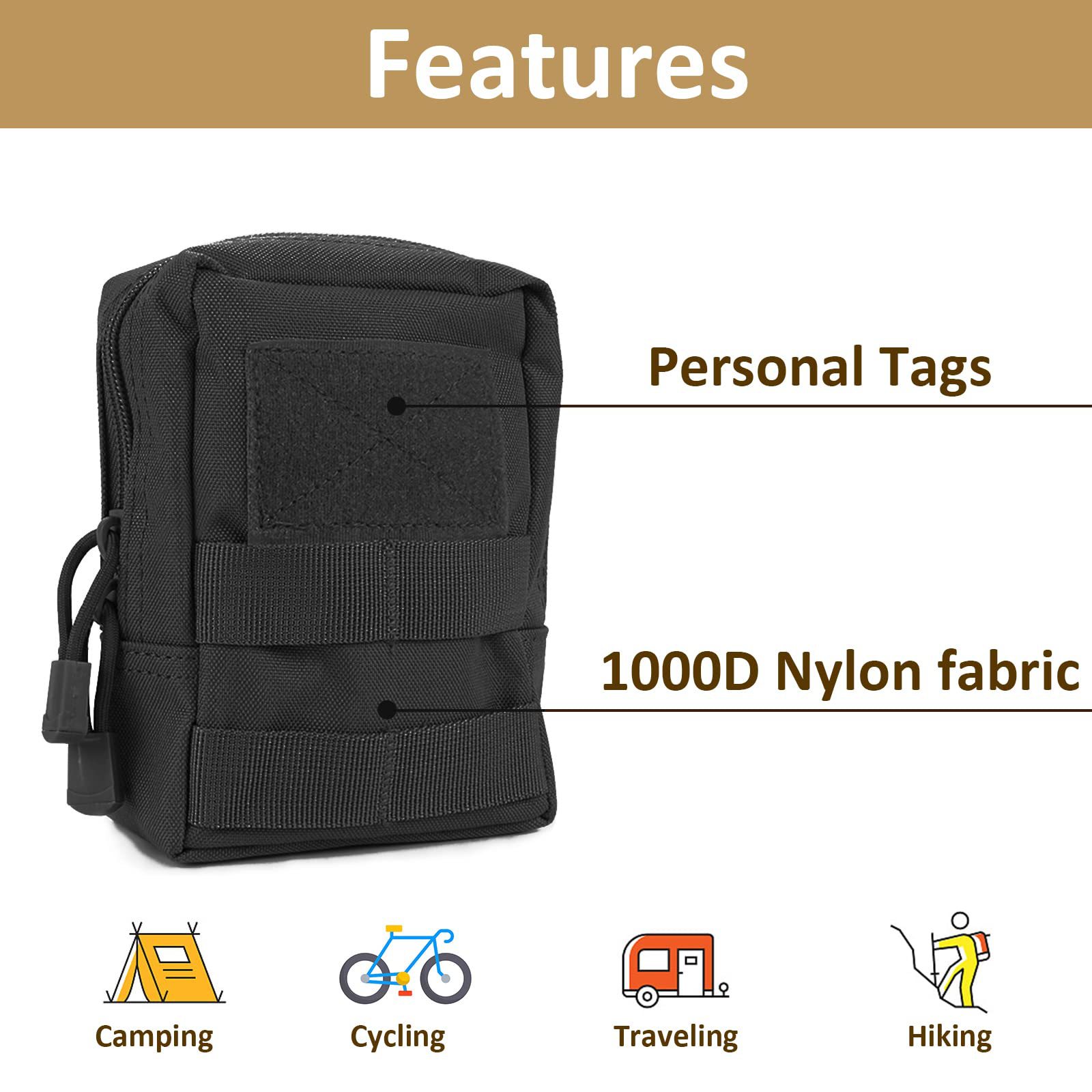 حقيبة إكسسوارات طبية تكتيكية ب - مراجعة Edc Carry Accessories وسعره