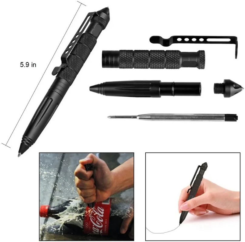 متعددة الوظائف العسكرية قلم تخ - مراجعة Pen Tactical Glass وسعره