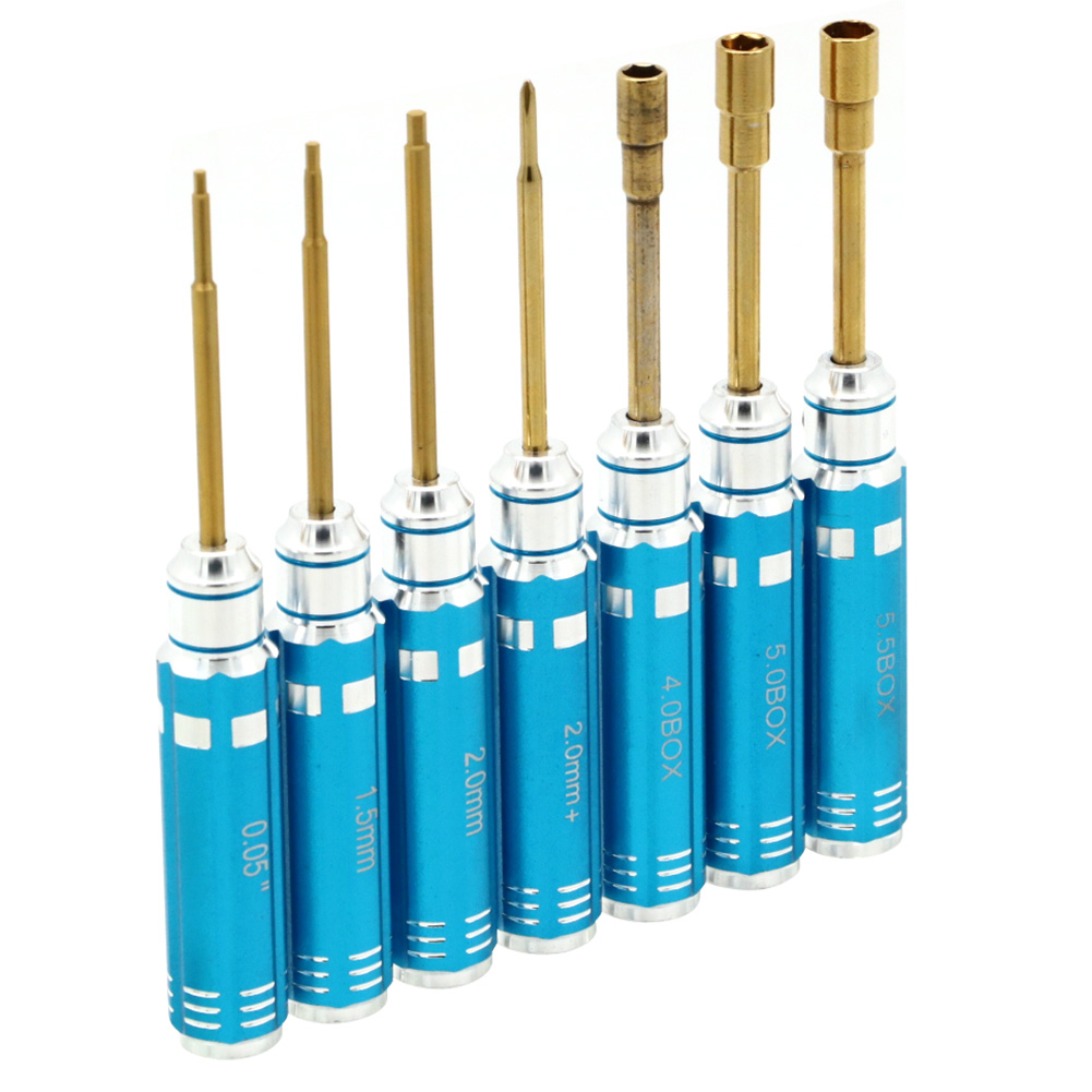 7 قطعة مقبض قصير RC عرافة مفك  - مراجعة Micro Screwdriver Kit وسعره