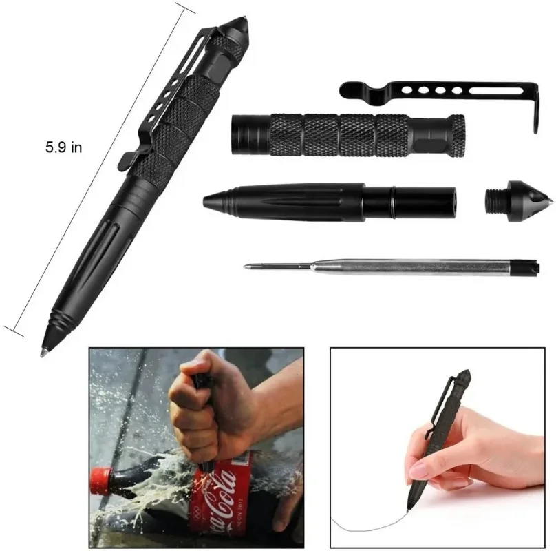 القلم التكتيكي العسكري متعدد ا - مراجعة Pen Tactical Glass وسعره