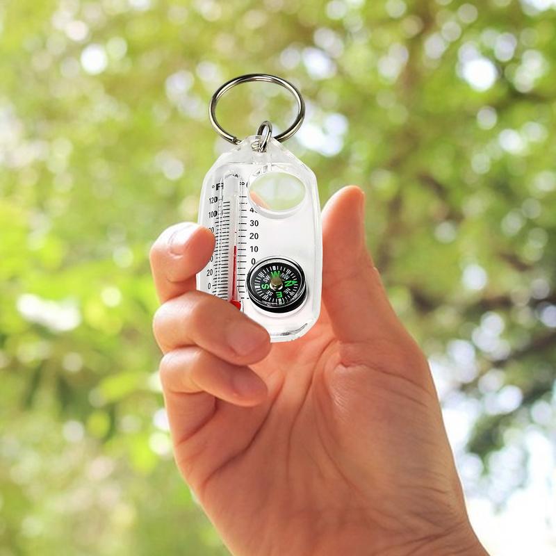 سلسلة مفاتيح صغيرة متعددة الوظ - مراجعة Compass Keychain Mini وسعره