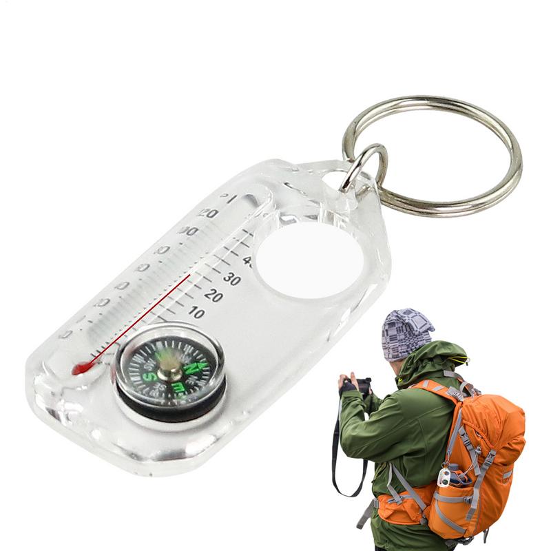 سلسلة مفاتيح صغيرة متعددة الوظ - مراجعة Compass Keychain Mini وسعره