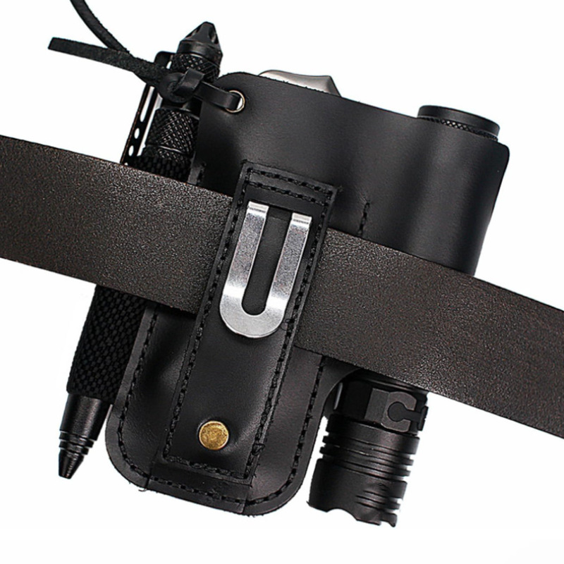 حافظة جلدية متعددة الوظائف للم - مراجعة Edc Carry Bag وسعره