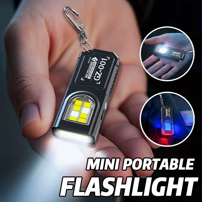 مصباح يدوي LED صغير قوي قابل ل - مراجعة Keychain Flashlight وسعره