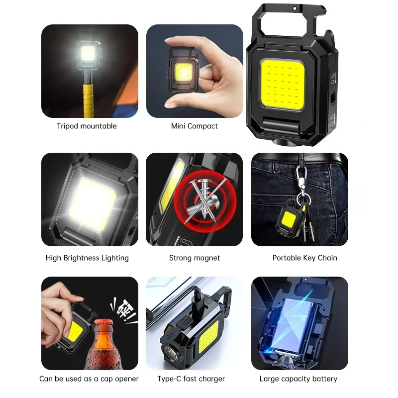 مصباح يدوي صغير سلسلة المفاتيح - مراجعة Keychain Flashlight وسعره