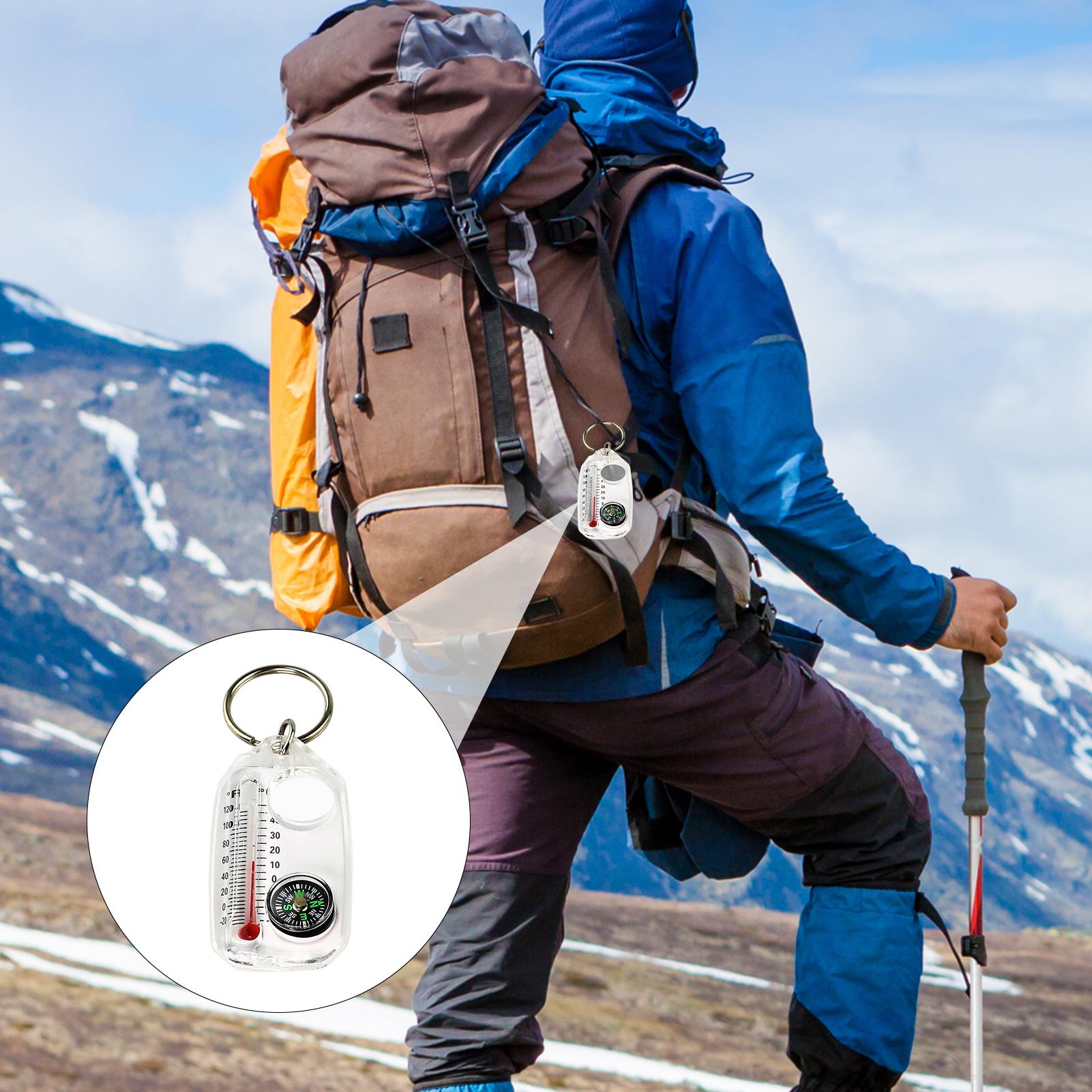 بوصلة متعددة الوظائف صغيرة الح - مراجعة Compass Keychain Mini وسعره
