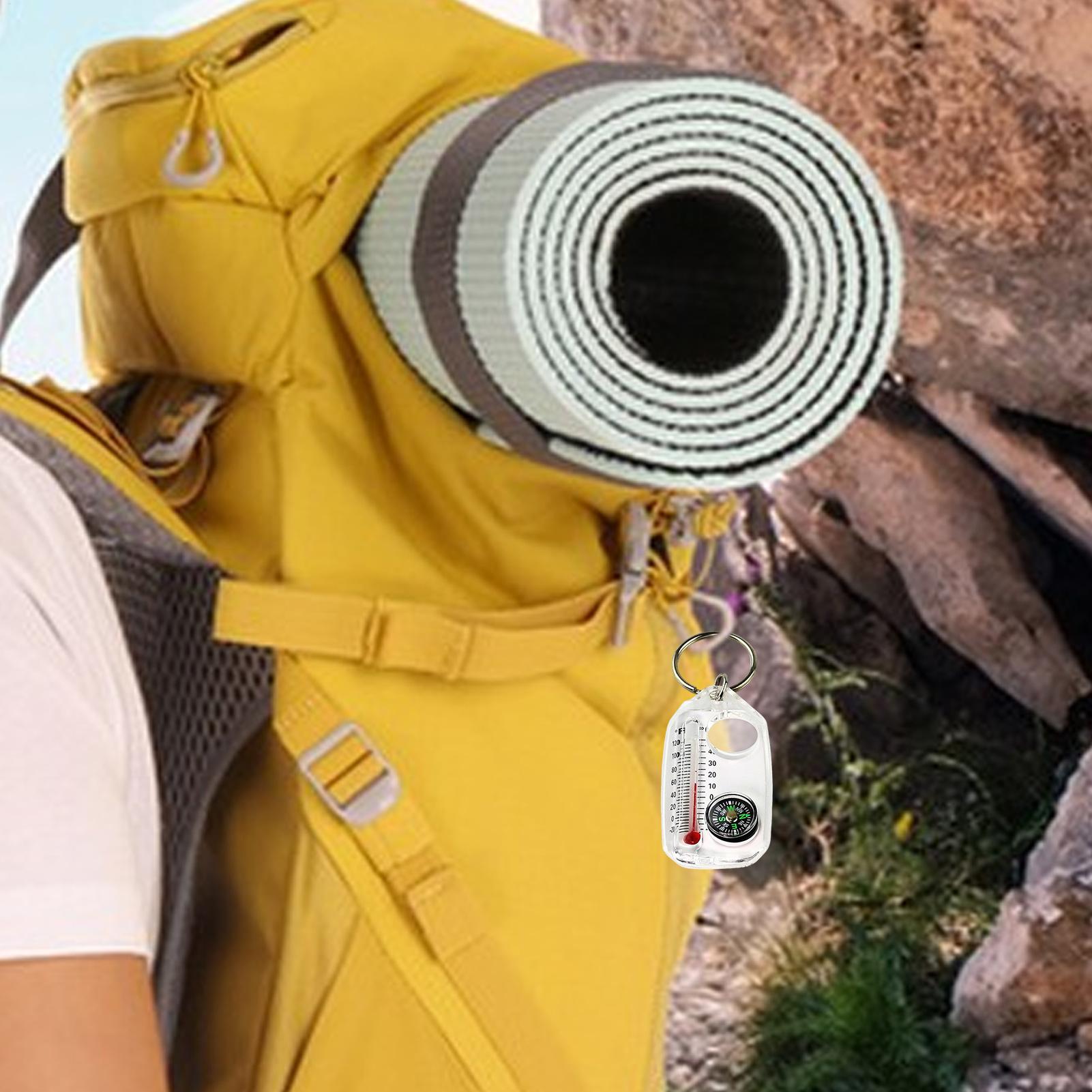 بوصلة متعددة الوظائف صغيرة الح - مراجعة Compass Keychain Mini وسعره