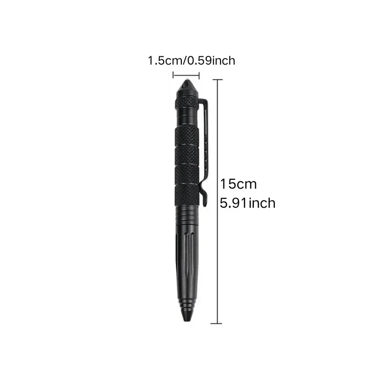 قلم تكتيكي متعدد الوظائف للدفا - مراجعة Pen Tactical Glass وسعره