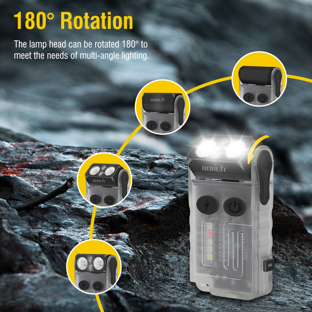 BORUiT V20 مصباح يدوي LED مع ص - مراجعة Keychain Flashlight وسعره