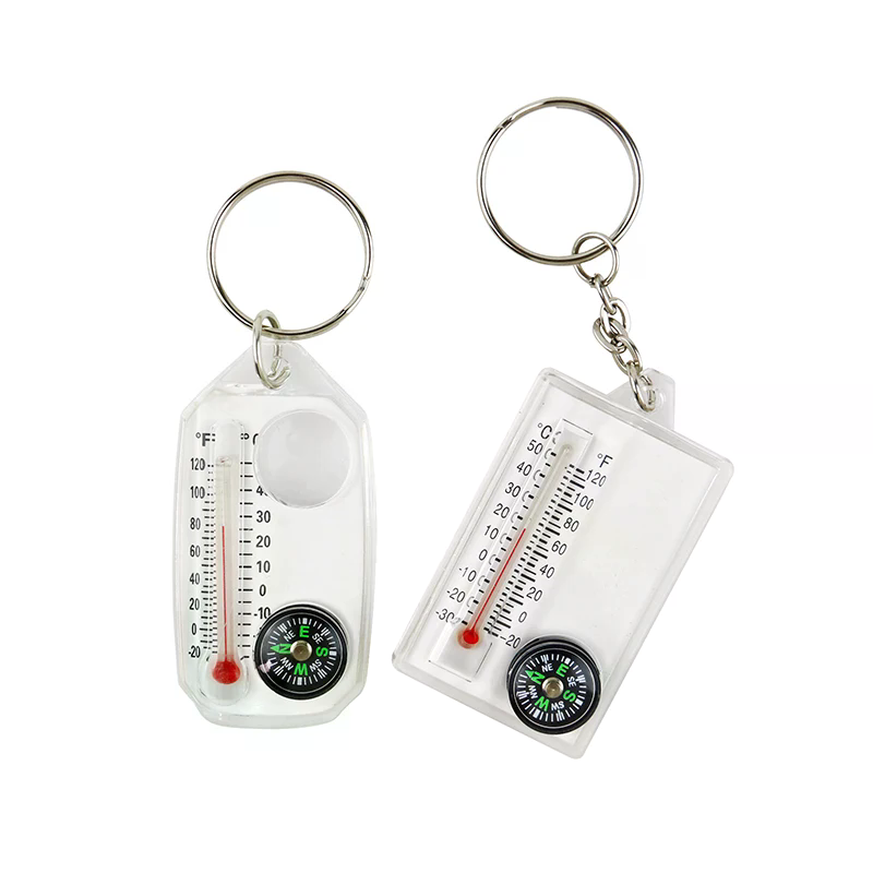 في الهواء الطلق تسلق الجبال مش - مراجعة Compass Keychain Mini وسعره