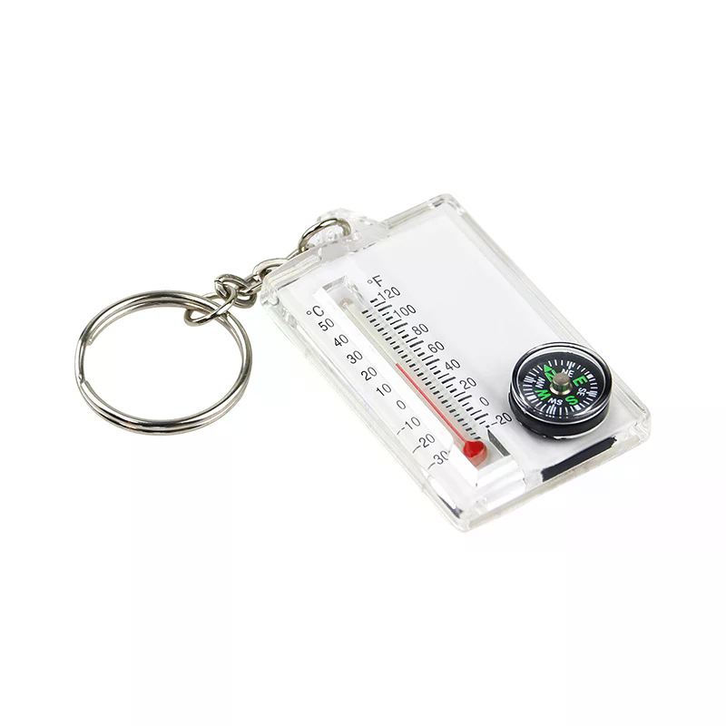في الهواء الطلق تسلق الجبال مش - مراجعة Compass Keychain Mini وسعره