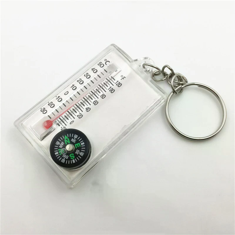 في الهواء الطلق تسلق الجبال مش - مراجعة Compass Keychain Mini وسعره