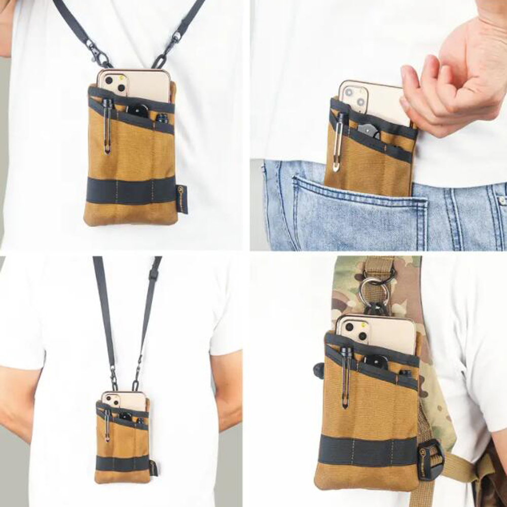 EDC الحقيبة الجيب المنظم أداة  - مراجعة Edc Carry Pocket Pouch وسعره