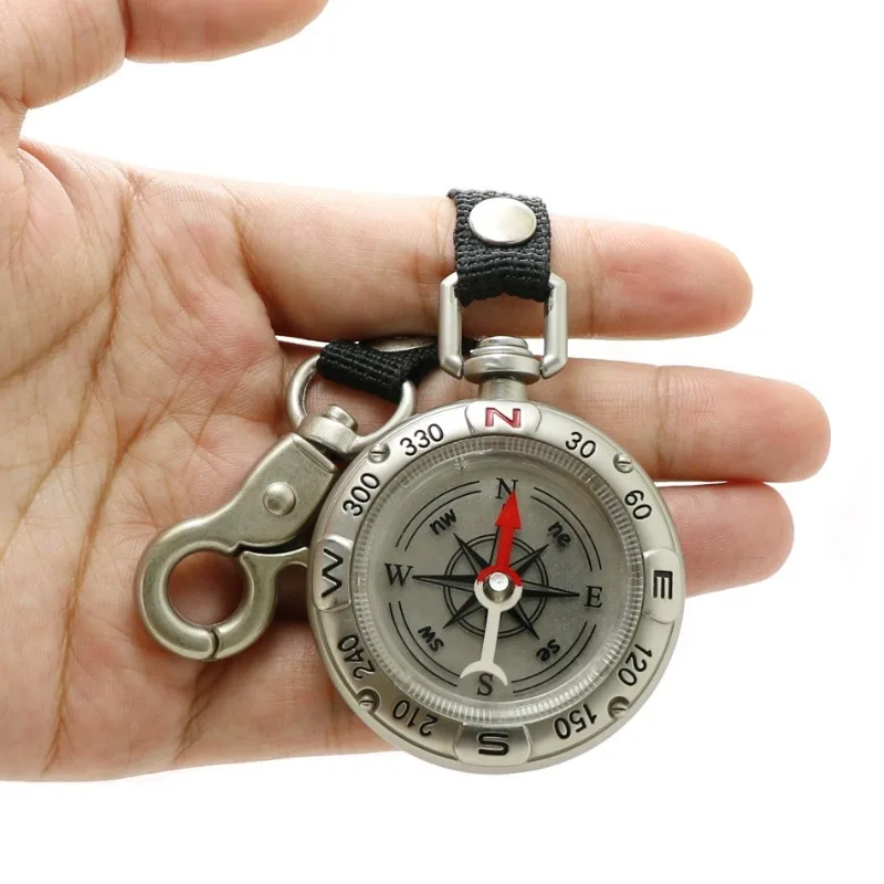 بوصلة صغيرة من GEFENSI مع سلسل - مراجعة Compass Keychain Mini وسعره