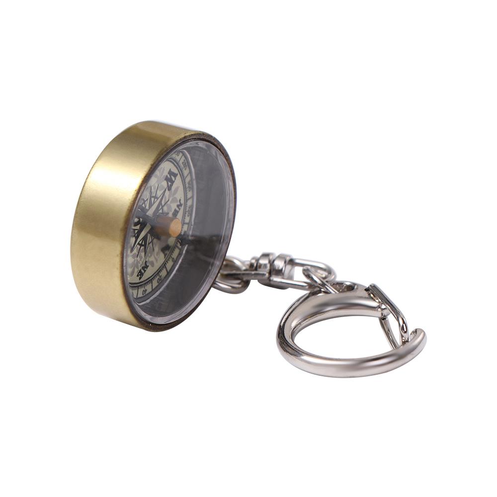 بوصلة جيب صغيرة محمولة من سبائ - مراجعة Compass Keychain Mini وسعره