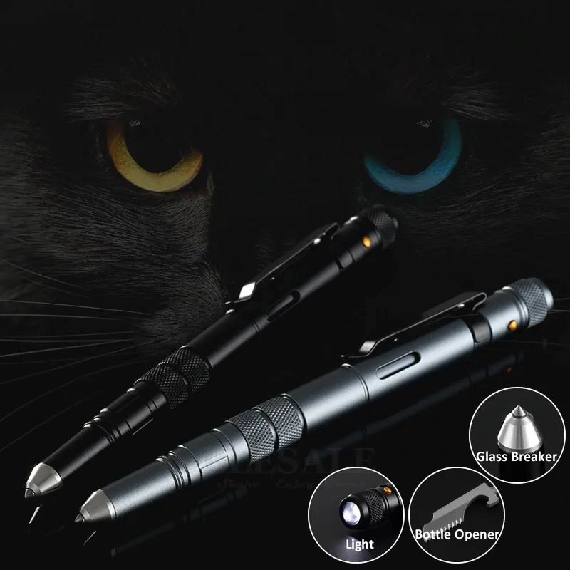 المحمولة متعددة الوظائف قلم تخ - مراجعة Pen Tactical Glass وسعره