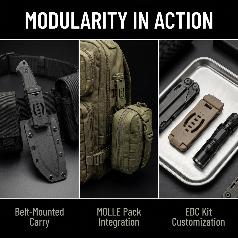 حافظة سكين كيدكس قابلة للتخصيص - مراجعة Edc Carry Accessories وسعره