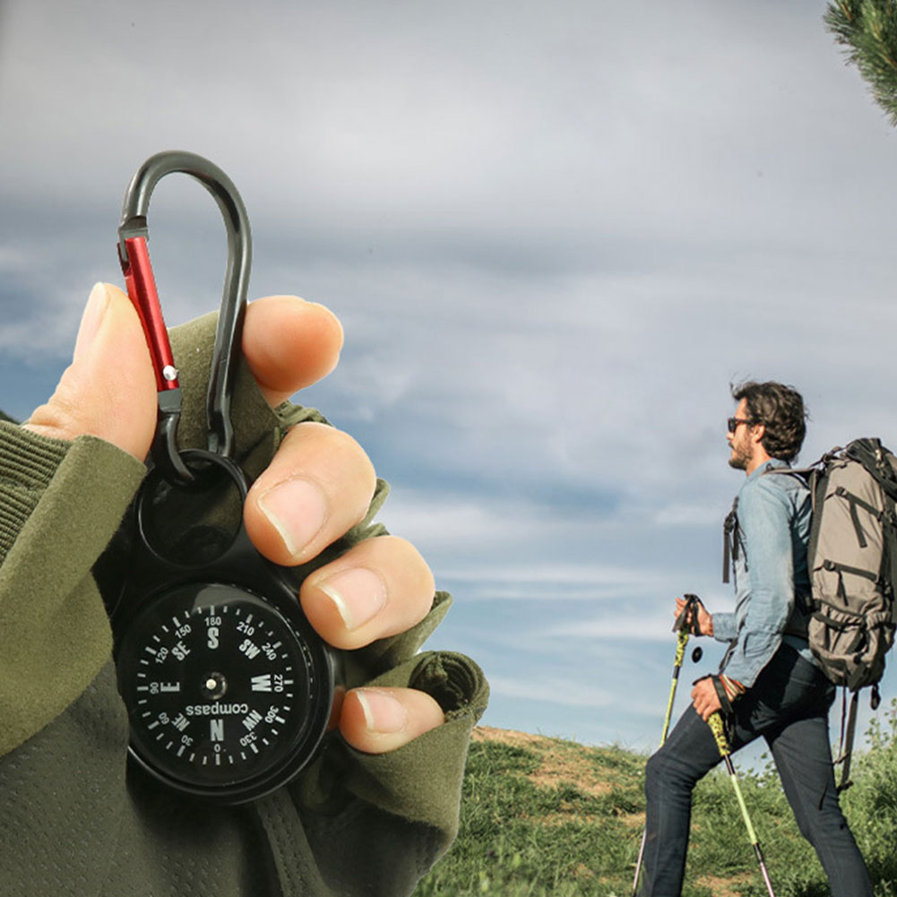 بوصلة نجاة صغيرة مع خطاف تعليق - مراجعة Compass Keychain Mini وسعره