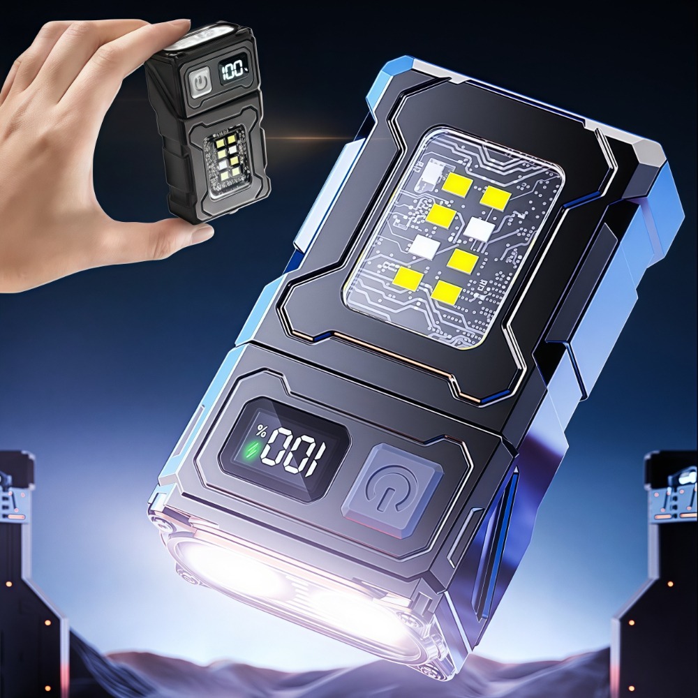 مصباح يدوي LED صغير قابل لإعاد - مراجعة Keychain Flashlight وسعره