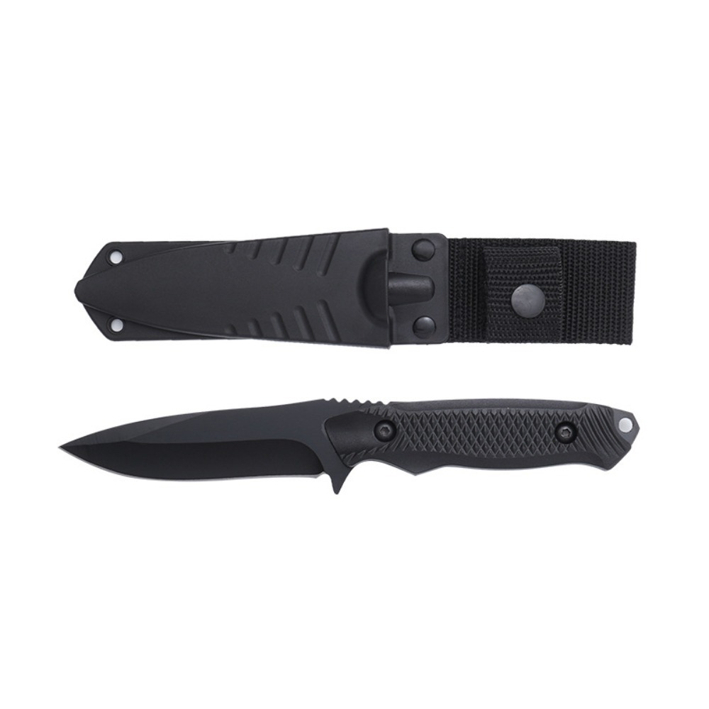 سكين نجاة ذو نصل كامل وحاد مع  - مراجعة Edc Fixed Blade Deep Carry وسعره