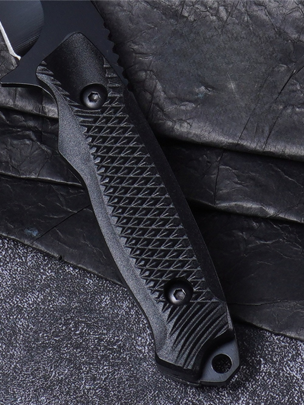 سكين نجاة ذو نصل كامل وحاد مع  - مراجعة Edc Fixed Blade Deep Carry وسعره
