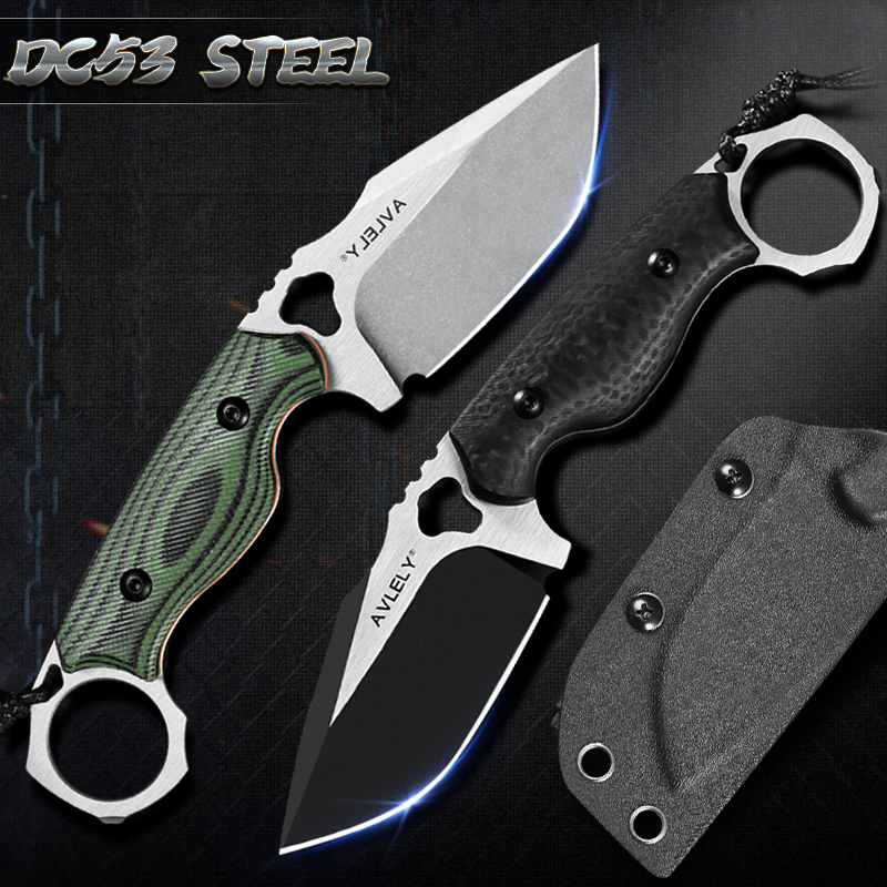 سكين ذو حافة مستقيمة من الفولا - مراجعة Edc Fixed Blade Deep Carry وسعره