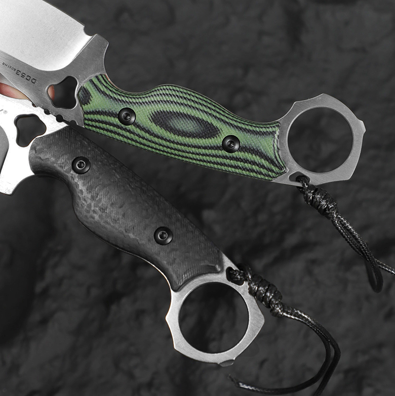 سكين ذو حافة مستقيمة من الفولا - مراجعة Edc Fixed Blade Deep Carry وسعره