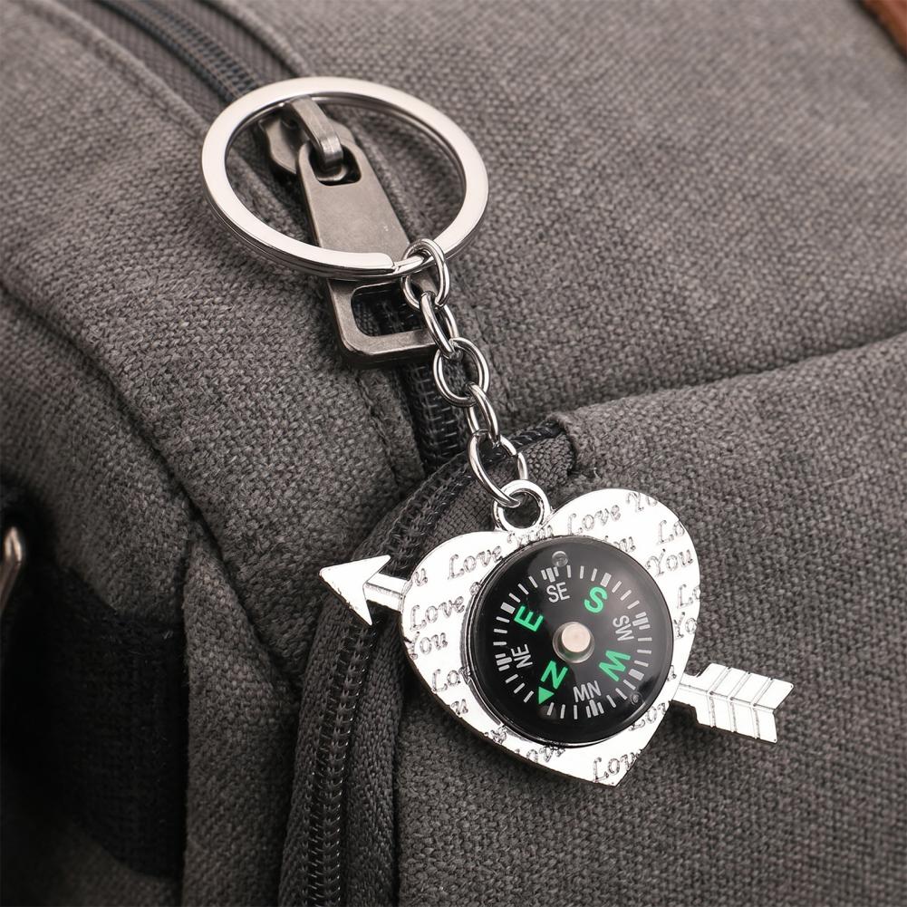 بوصلة صغيرة من سبيكة معدنية عل - مراجعة Compass Keychain Mini وسعره