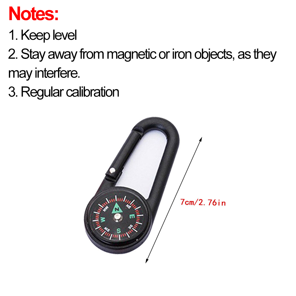 بوصلة صغيرة للاستخدام الخارجي  - مراجعة Compass Keychain Mini وسعره
