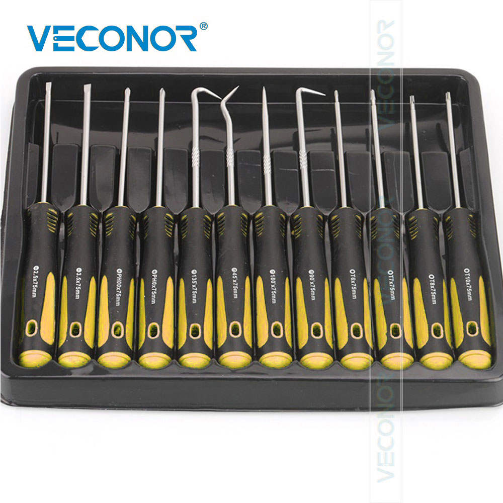 12 قطعة هوك النفط ختم الوقود ا - مراجعة Micro Screwdriver Kit وسعره