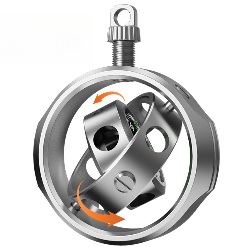 بوصلة صغيرة الإصبع تململ الأسط - مراجعة Compass Keychain Mini وسعره
