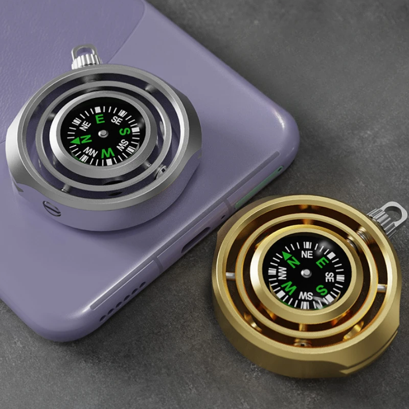 بوصلة صغيرة الإصبع تململ الأسط - مراجعة Compass Keychain Mini وسعره